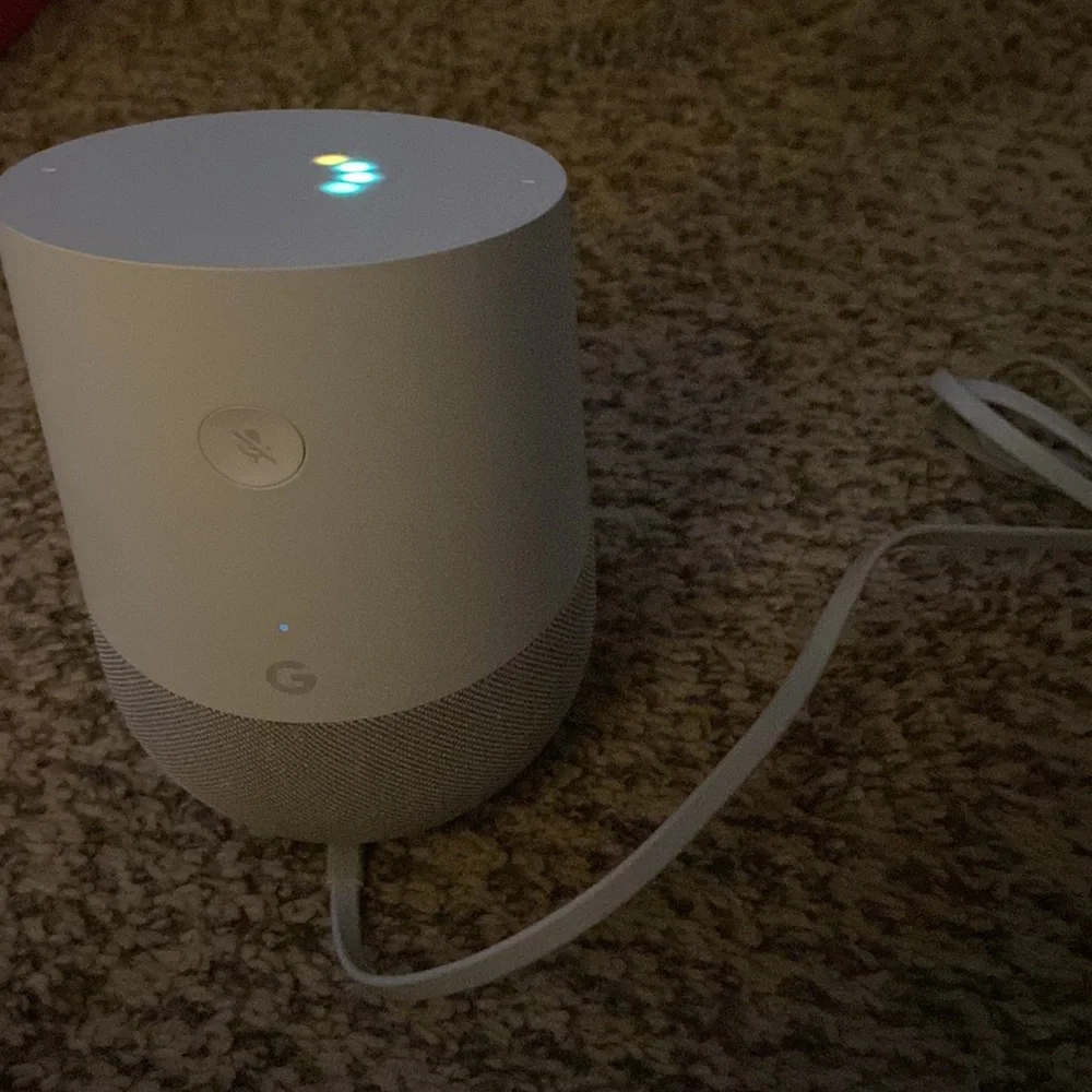 Google home, voice activated speaker.